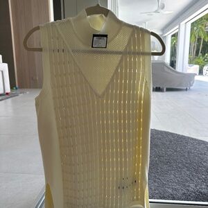 Club Monaco open stitch tunic